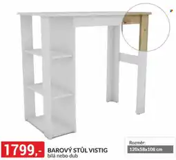 Baumax Vistig barový stůl nabídka