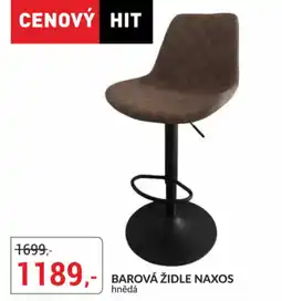 Baumax Naxos barová židle hnědá nabídka