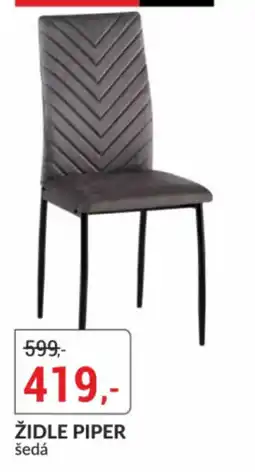Baumax Židle Piper šedá nabídka