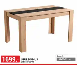 Baumax Domus stůl artisan/černá nabídka