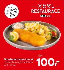 XXXLutz XXX Lutz Smažená treska tmavá s bramborovým salátem nabídka