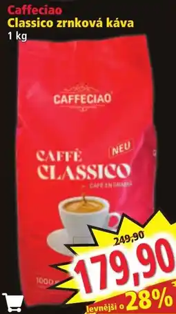 Norma Caffeciao classico zrnková káva nabídka