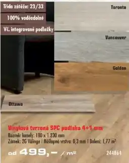 Uni Hobby Vinylová tvrzená SPC podlaha nabídka