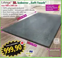 Norma Lifetex XL koberec Soft Touch nabídka