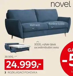 XXXLutz novel 3 rozkládací pohovka nabídka