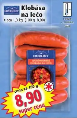 Norma Morlina klobása na lečo nabídka