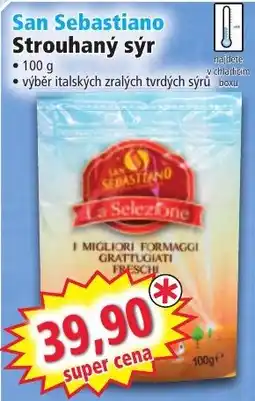 Norma San Sebastiano strouhaný sýr nabídka