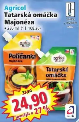 Norma Agricol Tatarská omáčka Majonéza nabídka