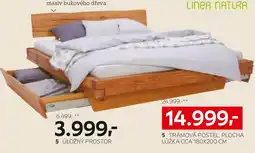 XXXLutz Linea Natura 5 trámová postel nabídka