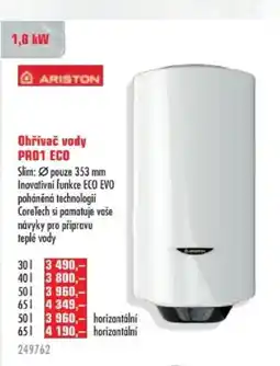 Uni Hobby Ariston ohřívač vody pro1 eco nabídka