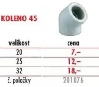 Uni Hobby Koleno 45 nabídka