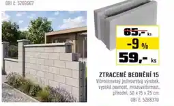 OBI Ztracené bednění 15 nabídka