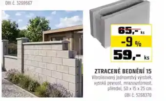 Ztracené bednění 15