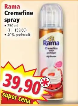 Norma Rama Cremefine spray nabídka