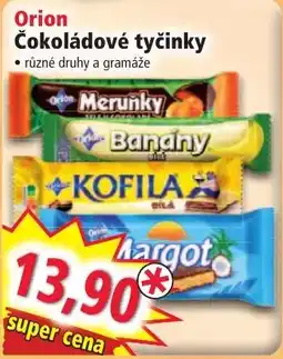 Norma Orion čokoládové tyčinky nabídka