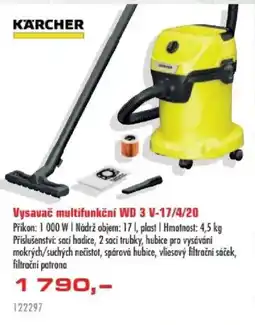 Uni Hobby Karcher vysavač multifunkční wd 3 v-17/4/20 nabídka
