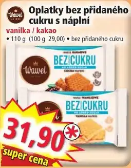 Norma Oplatky bez přidaného cukru s náplní nabídka