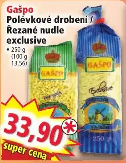 Norma Gašpo polévkové drobení / řezané nudle exclusive nabídka