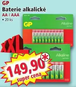 Norma GP baterie alkalické AA / AAA nabídka
