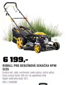 OBI Riwall pro benzínová sekačka rpm 5135 nabídka