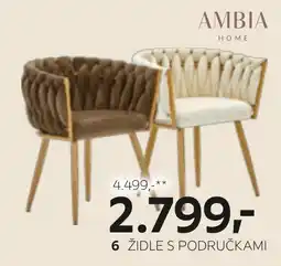 XXXLutz Ambia Home židle s područkami nabídka