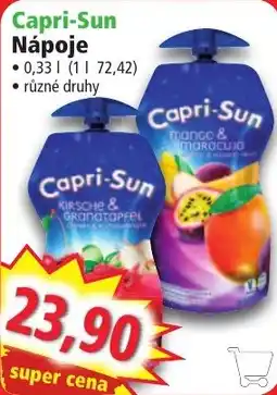 Norma Capri-Sun Nápoje nabídka
