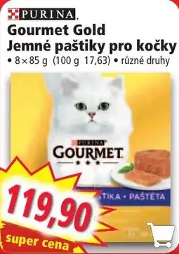 Norma Purina Gourmet Gold Jemné paštiky pro kočky nabídka