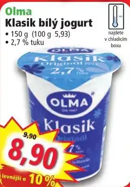 Norma Olma klasik bílý jogurt nabídka