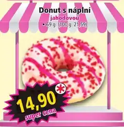 Norma Donut s náplní jahodovou nabídka