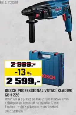 OBI Bosch professional vrtací kladivo gbh 220 nabídka