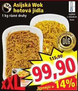Norma Asijská Wok hotová jídla nabídka