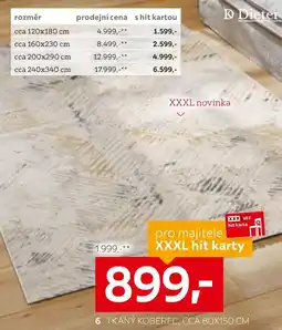 XXXLutz Dieter tkaný koberec nabídka