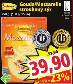 Norma Leckerom Gouda/Mozzarella strouhaný sýr nabídka