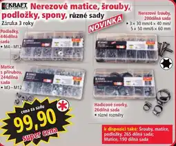 Norma Kraft nerezové matice, šrouby, podložky, spony nabídka