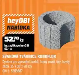 OBI heyOBI svahová tvárnice rundflor nabídka