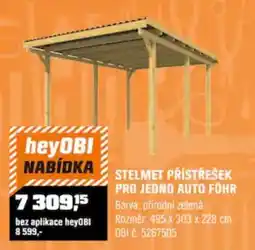 OBI Stelmet přístřešek pro jedno auto führ nabídka