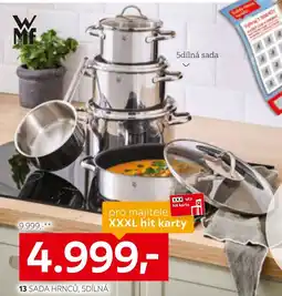 XXXLutz Wmf 13 sada hrnců, 5dílná nabídka