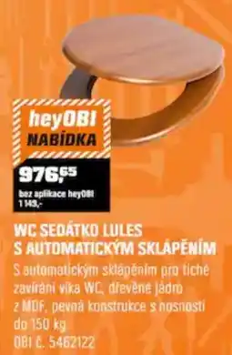 OBI heyOBI WC sedátko Lules s automatickým sklápěním nabídka