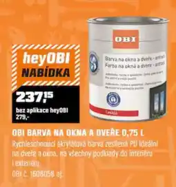 OBI Obi barva na okna a dveře nabídka
