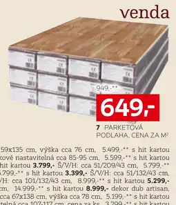 XXXLutz venda parketová podlaha nabídka
