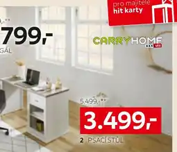 XXXLutz Carryhome psací stůl nabídka