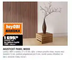 OBI heyOBI akustický panel wood nabídka
