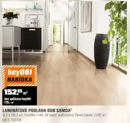 OBI heyOBI laminátová podlaha dub samoa² nabídka