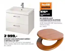 OBI Cersanit sada koupelnové skříňky a umyvadla set 807 nabídka