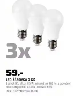 OBI Led žárovka nabídka