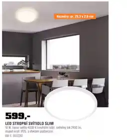 OBI Led stropní svítidlo slim nabídka