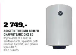 OBI Ariston thermo bojler chaffoteaux chx 80 nabídka
