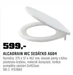 OBI Alcadrain wc sedátko a604 nabídka