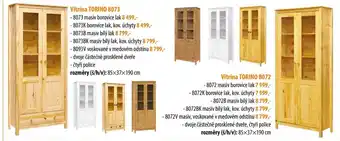 IDEA nábytek Vitrina TORINO 8073 nabídka