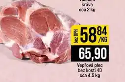 Jip Vepřová plec bez kosti 4D cca nabídka